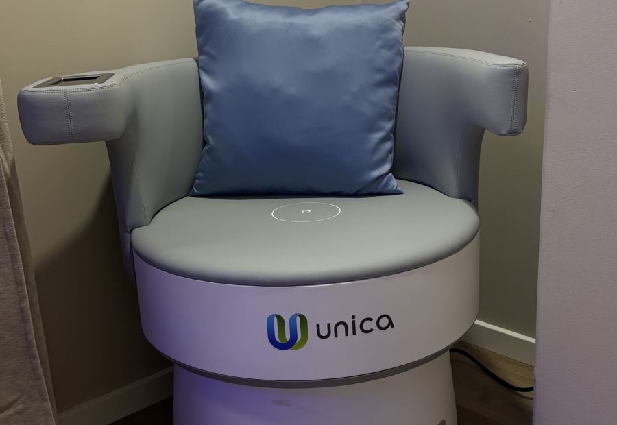 Pelvic Chair-behandlingsstol i varmt rum