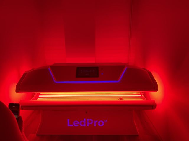 LED Pro fuldkropslyskabine med infrarødt lys