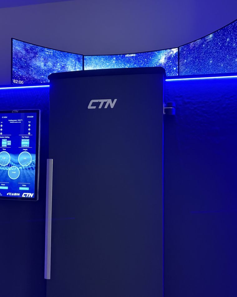 Cryo Full Body-kabine med kold damp